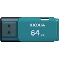 pen drive 64gb kioxia aqua usb 2.0 blue