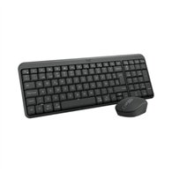 teclado + raton logitech mk250 wireless black