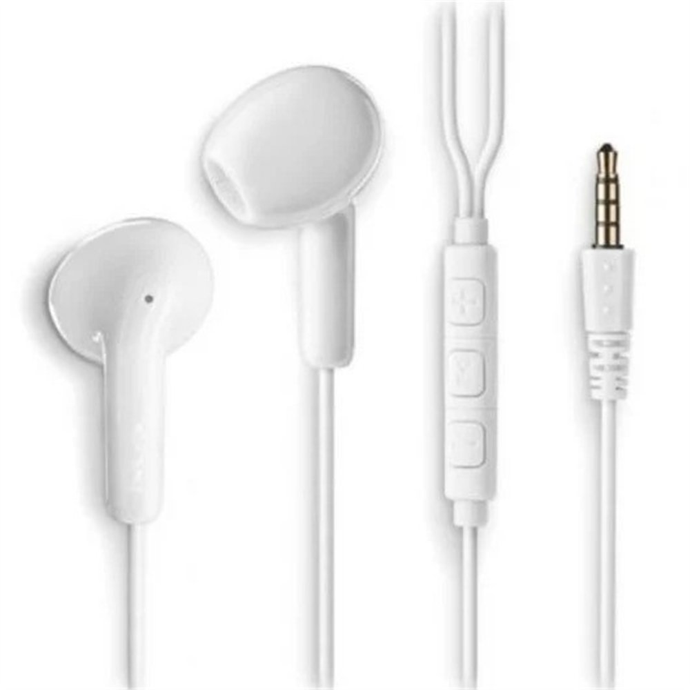 auriculares + microfono ngs drift in ear jack 3,5mm white