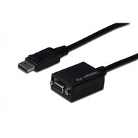 assmann electronic ak-340403-001-s adaptador de cable video displayport macho a vga hembra 0.15m negro