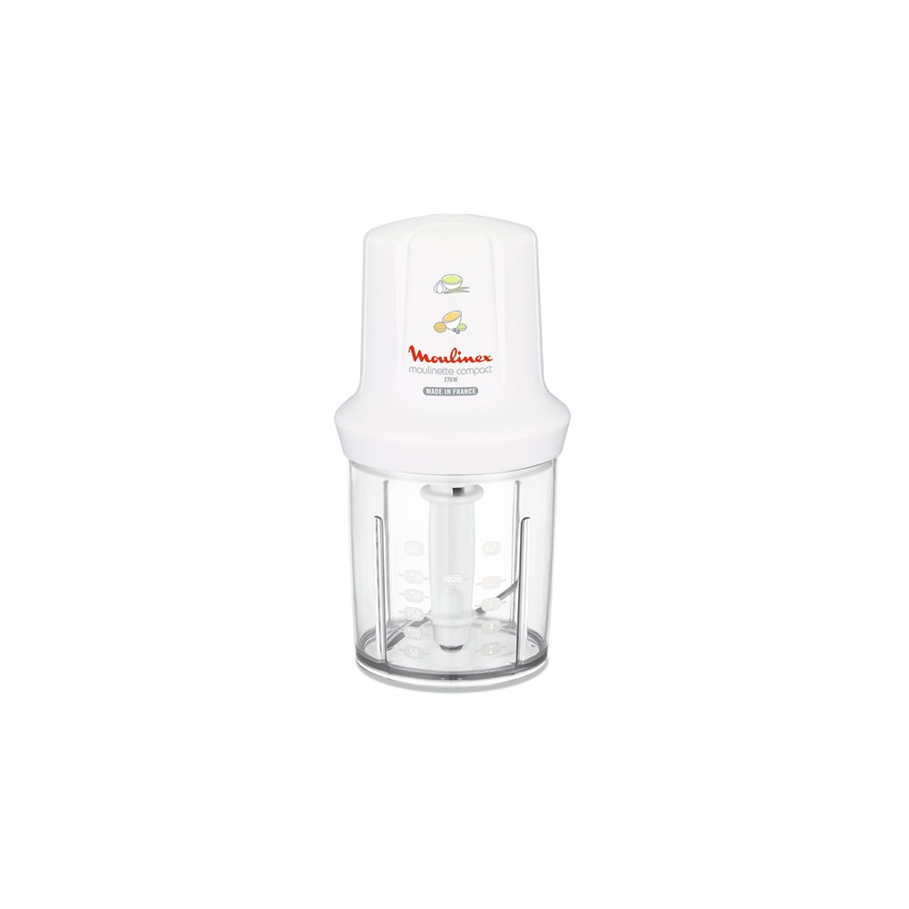 moulinex picadora eléctrica de alimentos 0,25 l 270 w blanco
