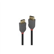 lindy 36484 cable displayport 5 m negro, gris