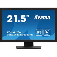 iiyama prolite t2234msc-b1s pantalla para pc 54,6 cm (21.5") 1920 x 1080 pixeles full hd pantalla táctil negro