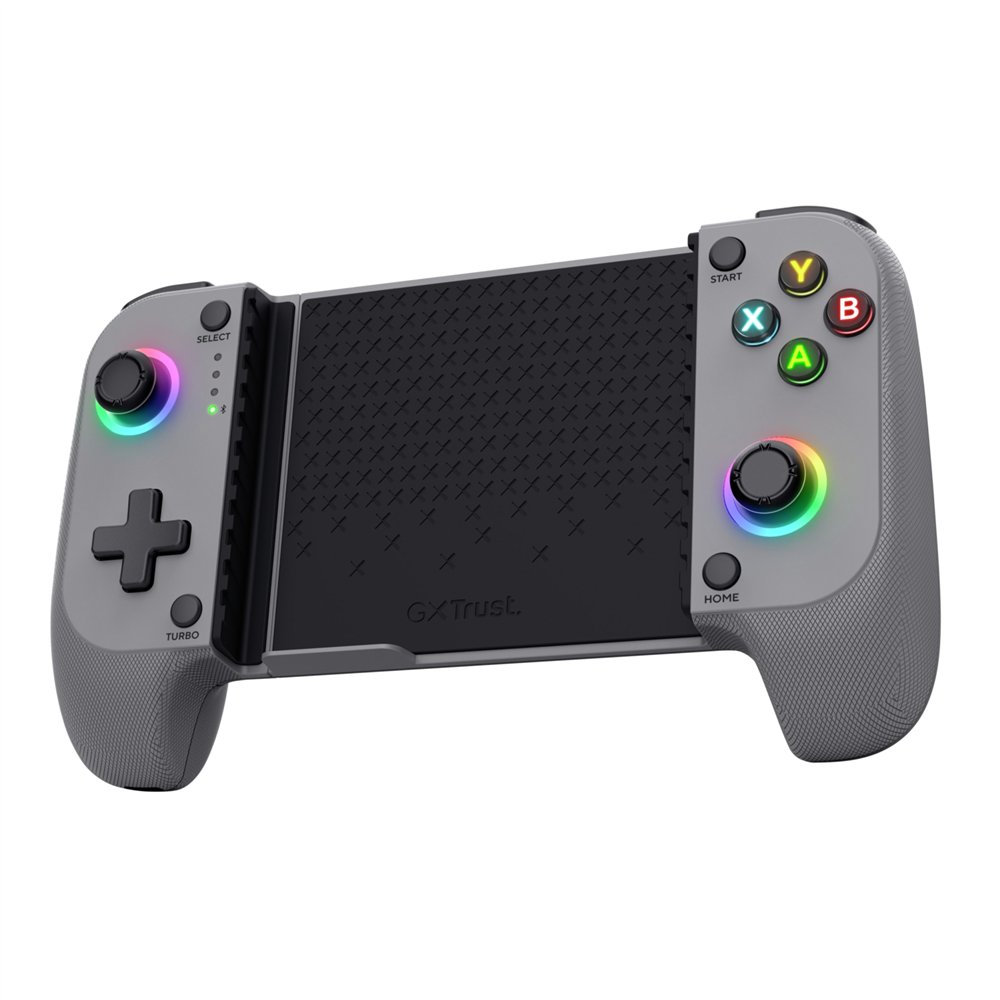 trust gxt 735g mylox gris bluetooth gamepad analógico/digital android, ios