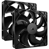 corsair rs140 carcasa del ordenador ventilador 14 cm negro 2 pieza(s)
