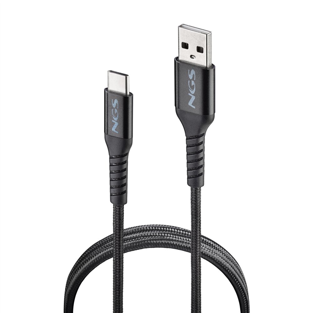 ngs knot-ac cable usb usb 2.0 2 m usb a usb c negro