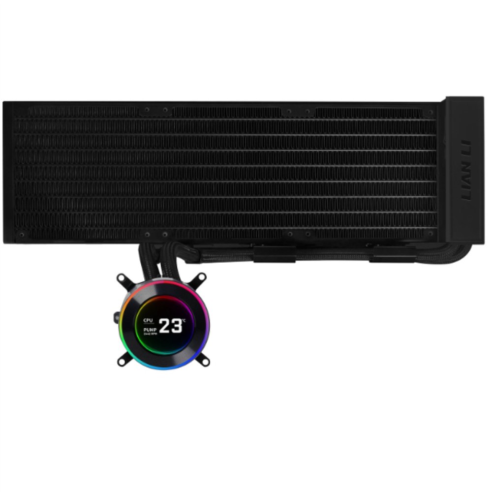 lian li ga ii hydroshift ii lcd-c 360n carcasa del ordenador sistema de refrigeración líquida todo en uno negro