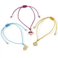set 3 pulseras amistad snitch dorada harry potter