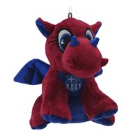 llavero peluche dragon fc barcelona