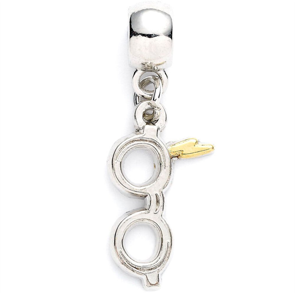 colgante charm bolt with glasses harry potter