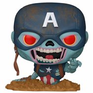 figura pop marvel - marvel zombies capitan america