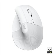 raton logitech lift vertical wireless ergonomic 4000dpi 6 botones white