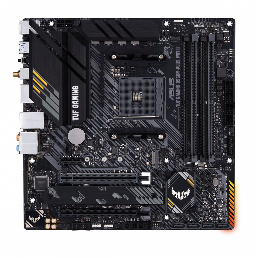 placa base asus tuf gaming plus wifi ii amd b550 zócalo am4 micro atx