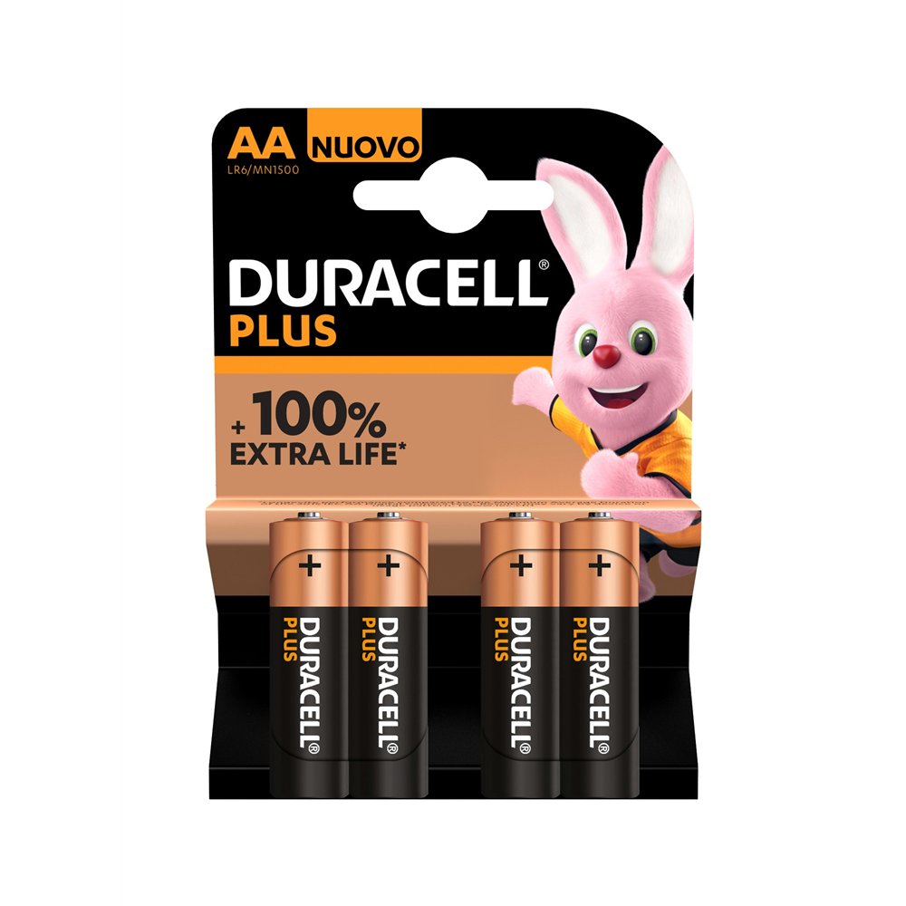 duracell plus 100 baterí­a de un solo uso aa alcalino
