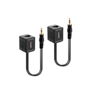 lindy 70450 extensor audio/video transmisor y receptor de señales av negro