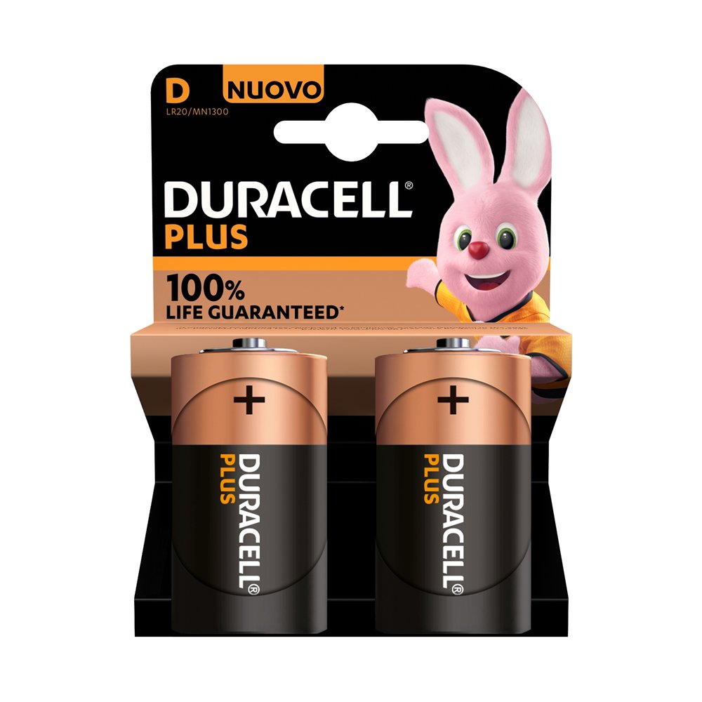 duracell plus 100 d baterí­a de un solo uso alcalino