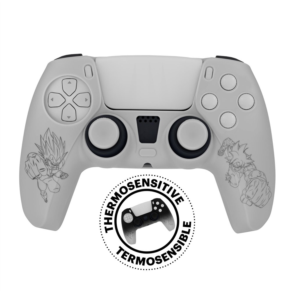 fr-tec dbps5thermo accesorio de controlador de juego funda de silicona para mayor agarre y protección