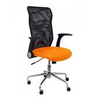 piqueras y crespo silla minaya similpiel naranja
