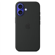 apple funda de silicona con magsafe para el iphone 16 - negro