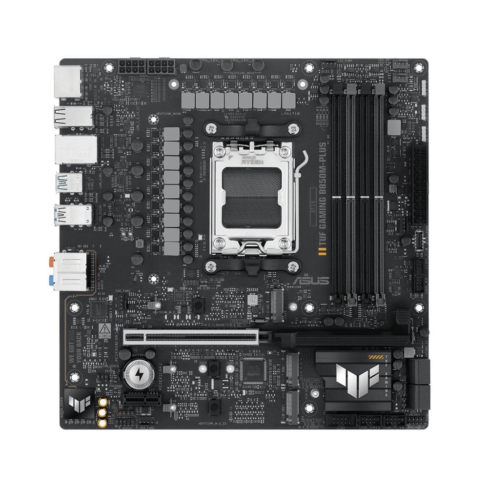 asus tuf gaming b850m-plus amd b850 zócalo am5 micro atx