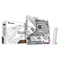 gigabyte b850m aorus elite wifi6e ice placa base - procesadores amd ryzen serie 9000, 12+2+1 fases vrm digitales, hasta 8200mhz 