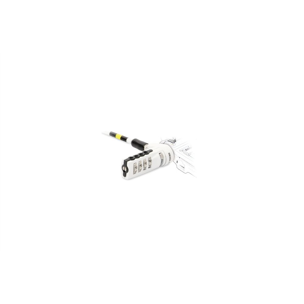 mobilis 001254 cable antirrobo blanco 1,8 m