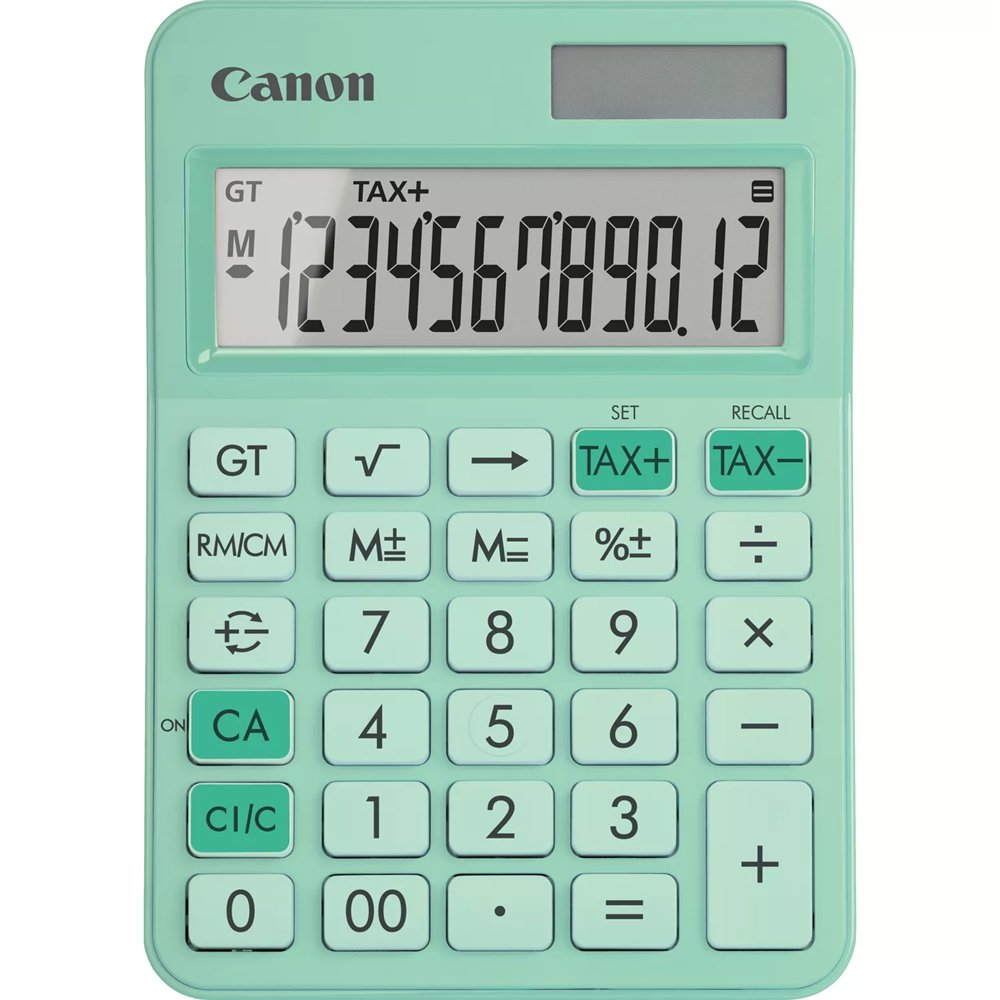 canon ls-125kb calculadora escritorio calculadora básica verde