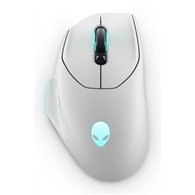 alienware aw620m ratón juego mano derecha rf wireless + usb type-c óptico 26000 dpi