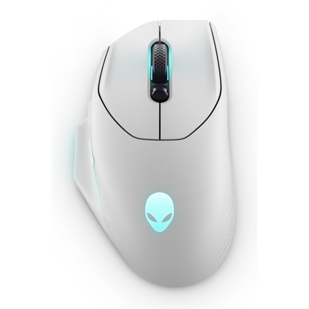 alienware aw620m ratón juego mano derecha rf wireless + usb type-c óptico 26000 dpi