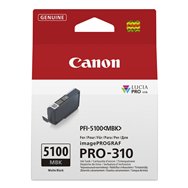 canon pfi-5100 mbk cartucho de tinta 1 pieza(s) original negro mate