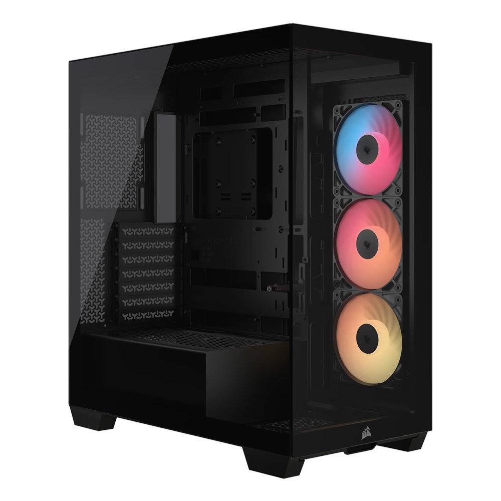 corsair 3500x rs-r argb midi tower negro