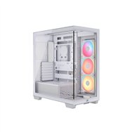 corsair midi tower 3500x lxr link tg blanco