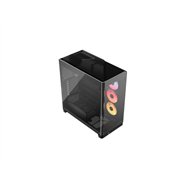 corsair 4500x rs-r argb tempered glass mid-tower, black midi tower negro