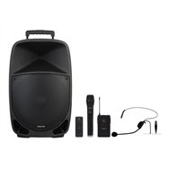 fonestar malibu-315 altavoz negro inalámbrico y alámbrico 250 w