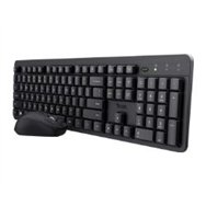 teclado+ratón trust ody ii wireless negro (25020)