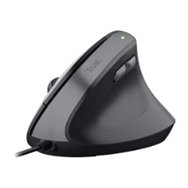 ratón vertical trust bayo ii óptico usb-a negro (25144)
