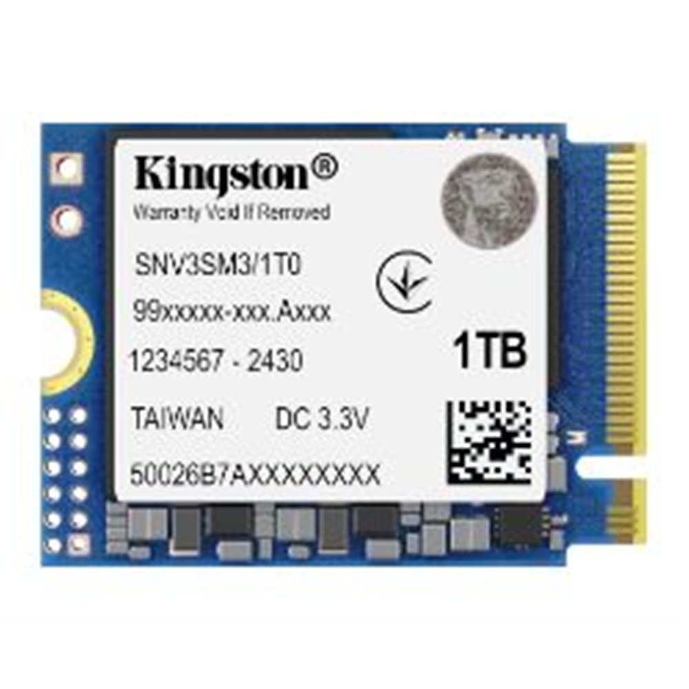 ssd kingston 1tb m.2 2230 nvme pcie 4.0 (snv3sm3/1t0)