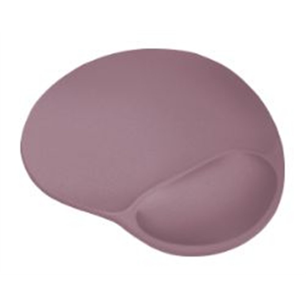 alfombrilla trust bigfoot ergonómica gel rosa (26013)