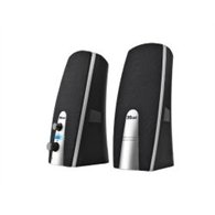 altavoces trust mila 2.0 5w 3.5mm negros (16697)
