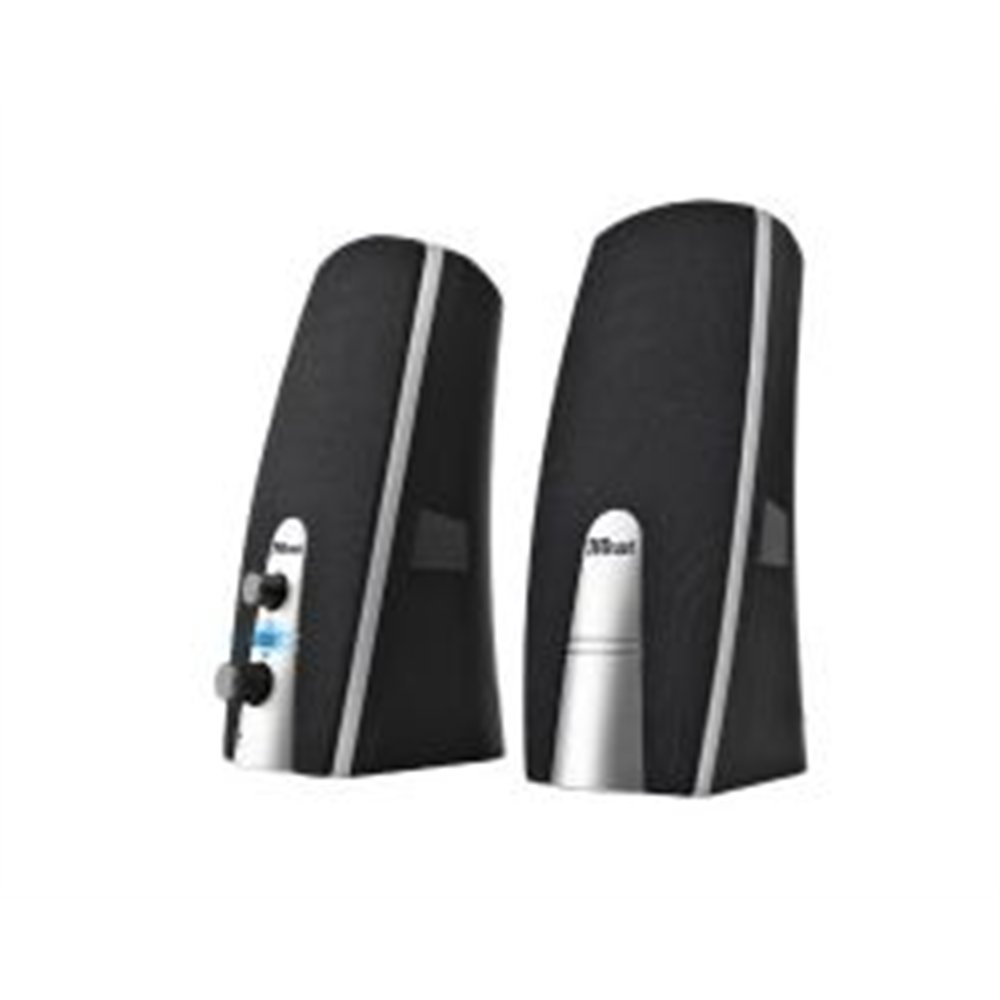 altavoces trust mila 2.0 5w 3.5mm negros (16697)