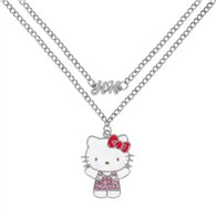 colgante hello kitty and friends plata