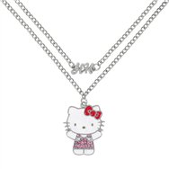 colgante hello kitty and friends plata