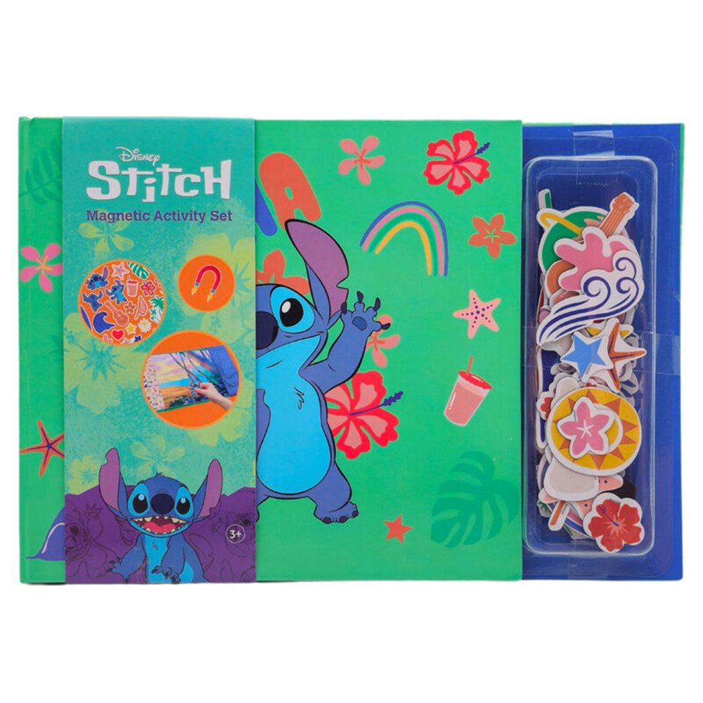 libro magnetico + sticker stitch disney