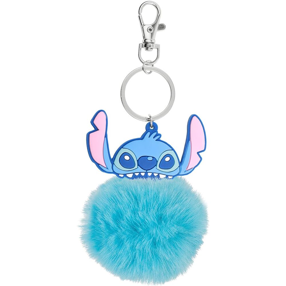 llavero pompom stitch disney
