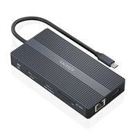 docking usb-c aisens 2xhdmi 4k/4xusb/usb-c/rj45/dpmicrosd/usb-c pd