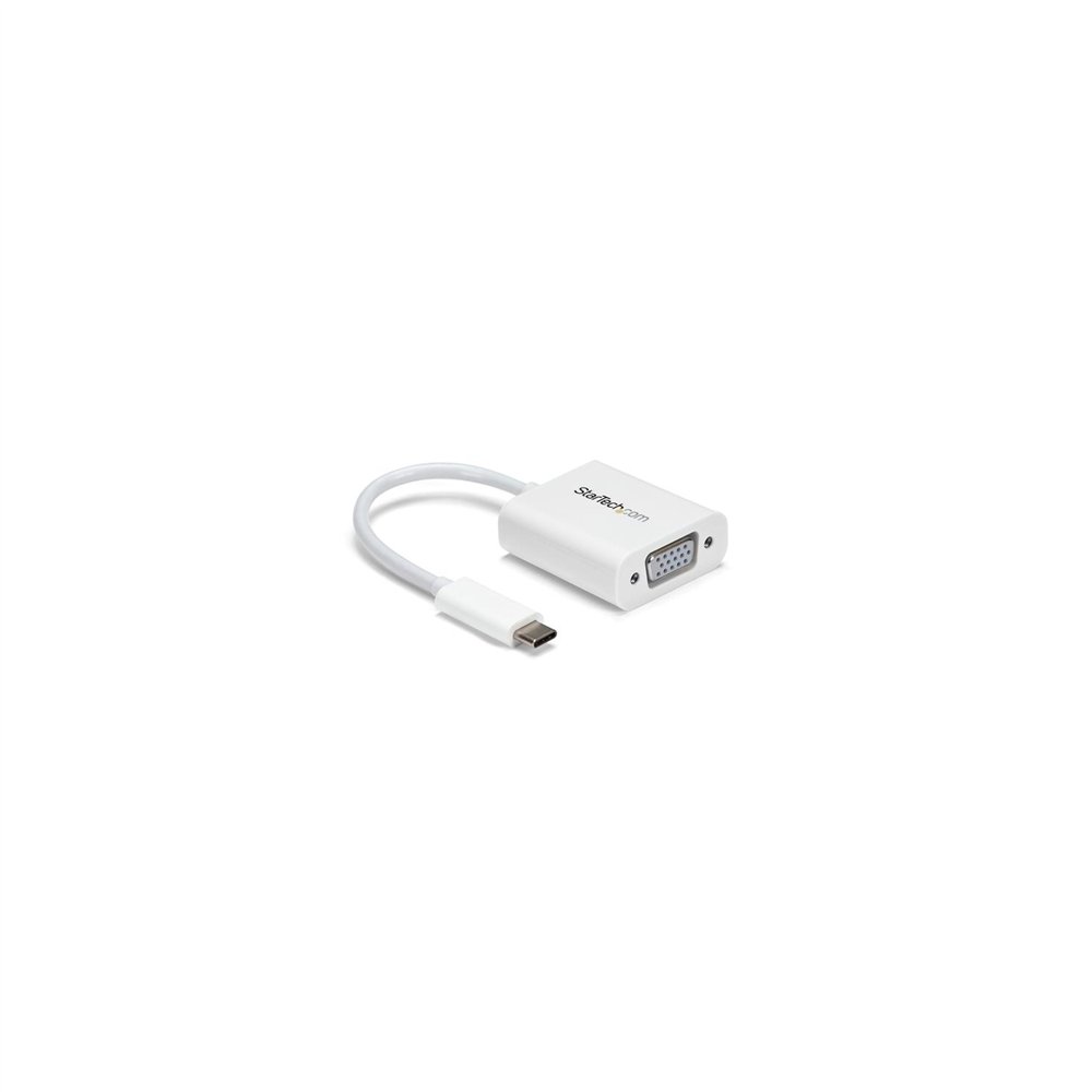 startech.com adaptador usb-c a vga - blanco