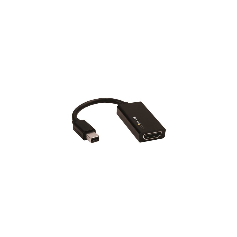 startech.com adaptador conversor mini displayport a hdmi macho a hembra - 4k 60hz negro
