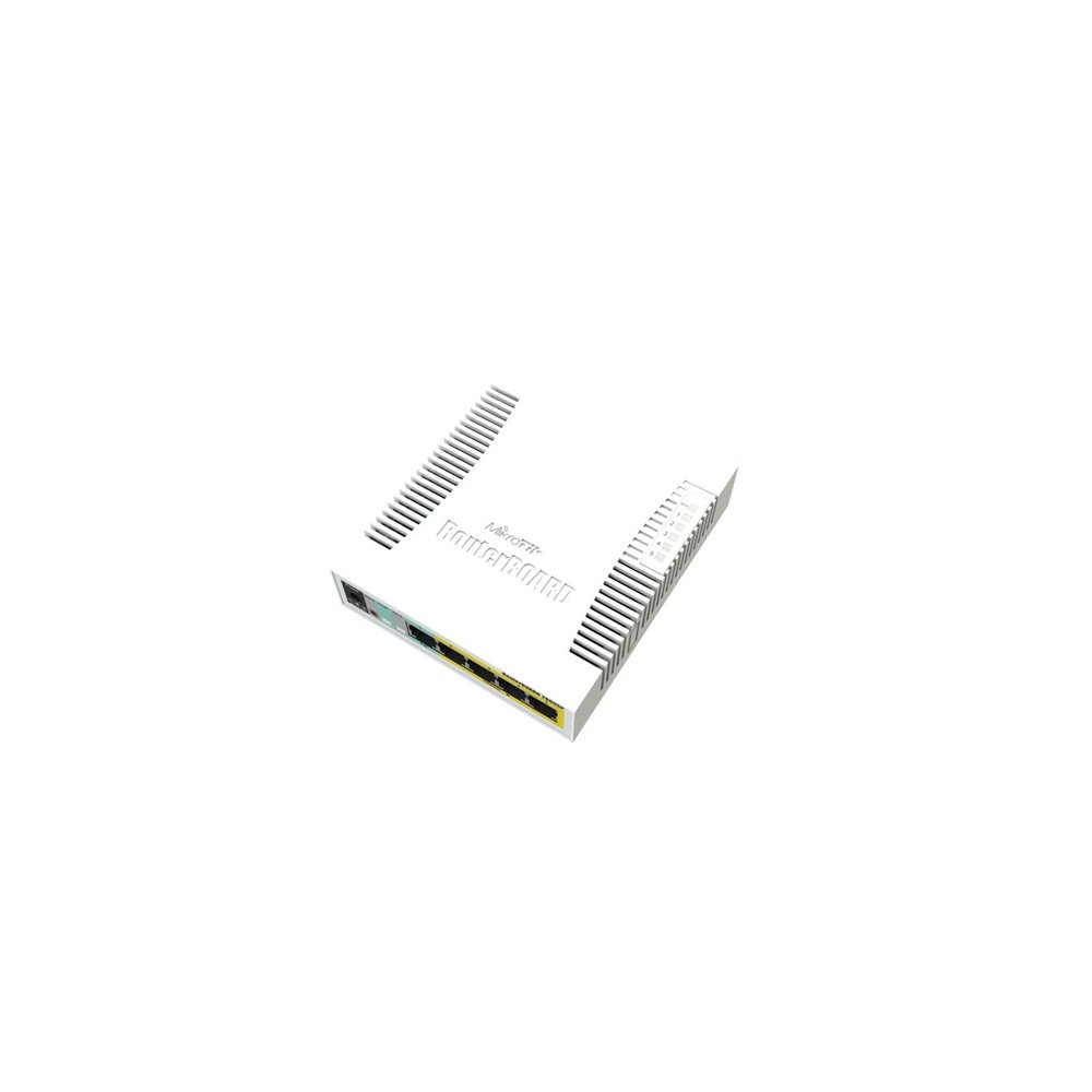 mikrotik switch gestionado gigabit ethernet (10/100/1000) energí­a sobre ethernet (poe) blanco
