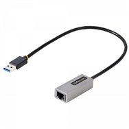startech.com adaptador usb a ethernet, usb 3.0 a ethernet gigabit de 10/100/1000 para portátiles, con cable incorporado de 30cm,