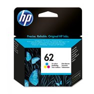 hp cartucho de tinta original 62 tricolor